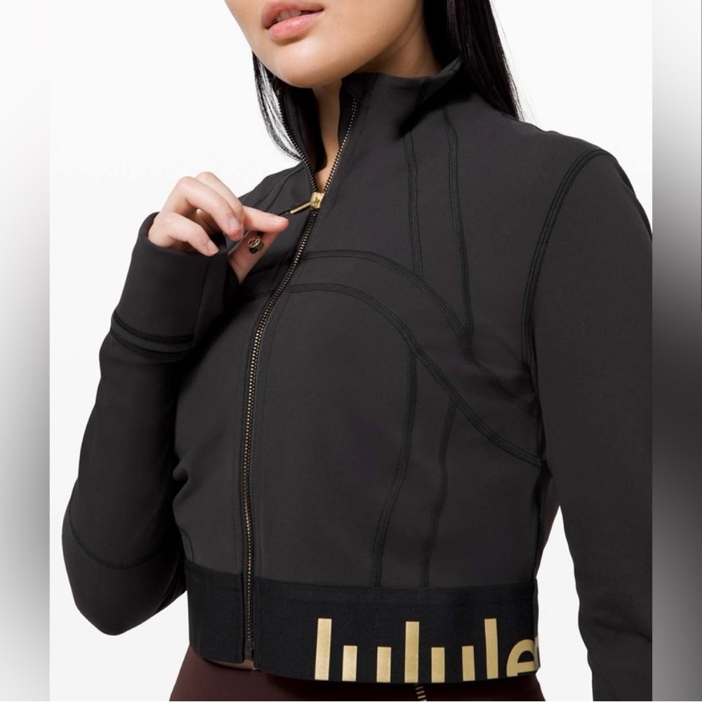 lululemon athletica Black gold limited edition define Jacket 6
